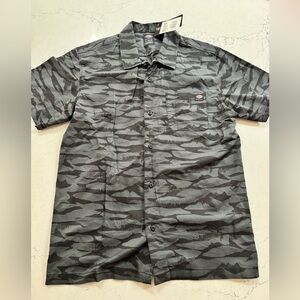 Dickies Gray Button-Up Shirt